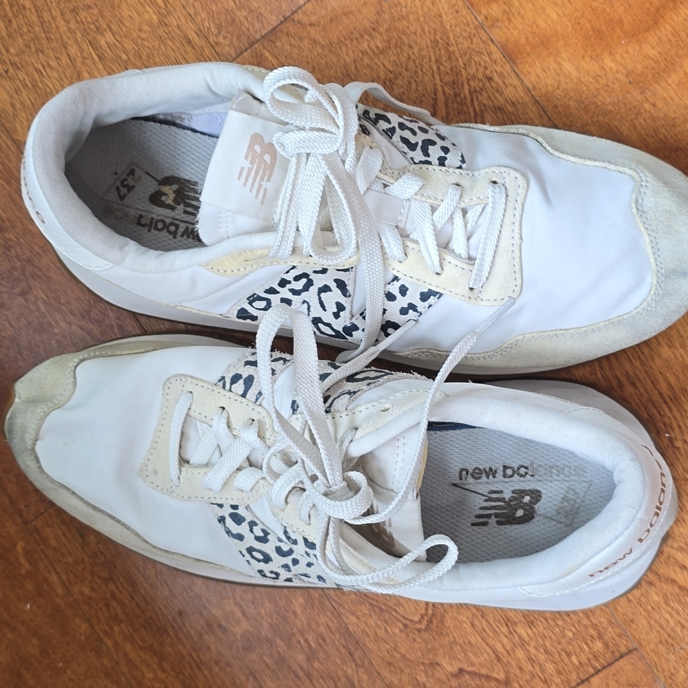 New Balance 237 Sea Salt Leopard Print Sneakers size 10 - Picture 8 of 8